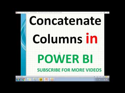 Concatenate Columns in Power BI | Calculated Column in Power BI