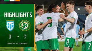 HIGHLIGHTS | San Marino U21 0-7 Ireland U21 | UEFA European Under-21 Championship Qualifier