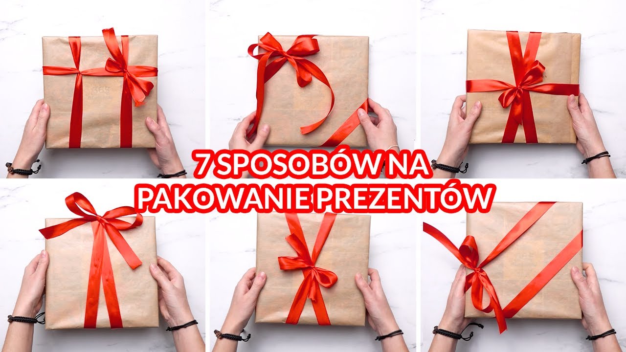 Watch 7 pięknych sposobów na wiązanie wstążki na prezentach! now 7 pięknych sposobów na wiązanie wstążki na prezentach!