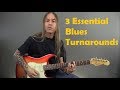 3 Essential Blues Turnarounds GuitarZoom Com Steve Stine