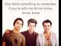 Let's Go - Jonas Brothers (2012) LYRICS 