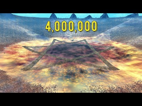 Modern Soldiers Formation vs 4,000,000 Zombies - UEBS 2