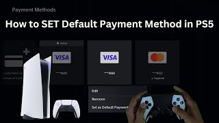 PS5 Tips : How to SET Default Payment Method in PS5