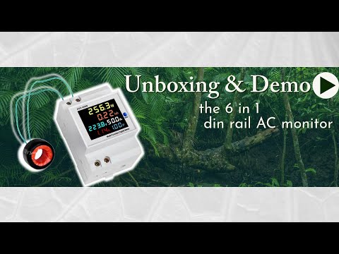 6 IN 1 Din Rail AC monitor | Unboxing | Demo | Aliexpress