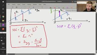 Correlation and Regression (6 of 9: Sum of Squares - SSE, SSR and SST)