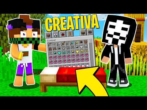GIOCO UNA BEDWARS IN CREATIVA CONTRO UN HACKER! - Minecraft ITA