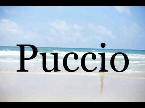 How To Pronounce Puccio🌈🌈🌈🌈🌈🌈Pronunciation Of Puccio