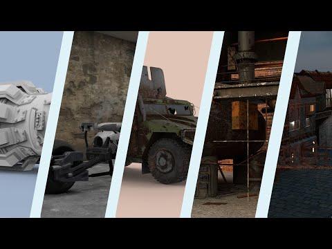 3D Modelling and Texturing Demo reel 2020