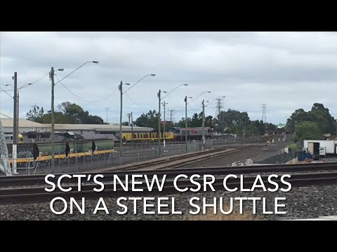 SCT’s New CSR Class On A Steel Shuttle to Laverton