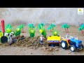 Mini HMT Tractor With Water Tanker Video Mini Agriculture Farming Cow Shed