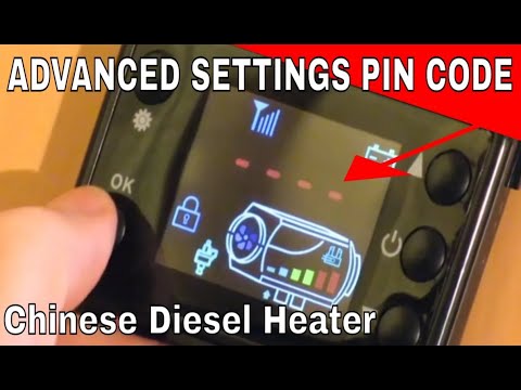 🔥 Chinese Diesel Heater Controller Instructions   Advanced Settings PIN Code 1688 Changing The SetUP