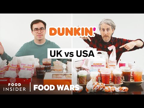 US vs UK Dunkin’ | Food Wars