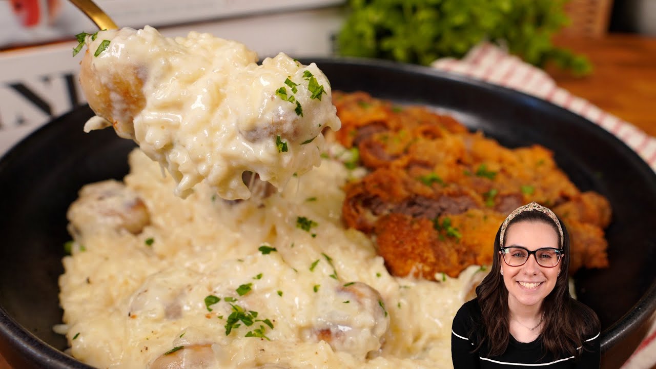 TEM ARROZ SOBRANDO AI? ARROZ Á PIAMONTESE SUPER CREMOSO!