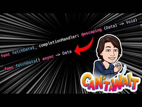 How do you go from completionHandler to async / await? 🤔 thumbnail
