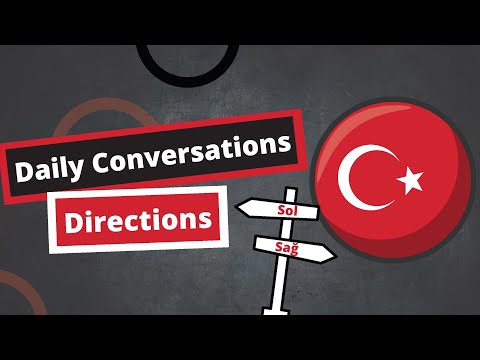 HOW TO ask about Directions in Turkish? ↓ 🔄 ⮂ ➟ ⇦