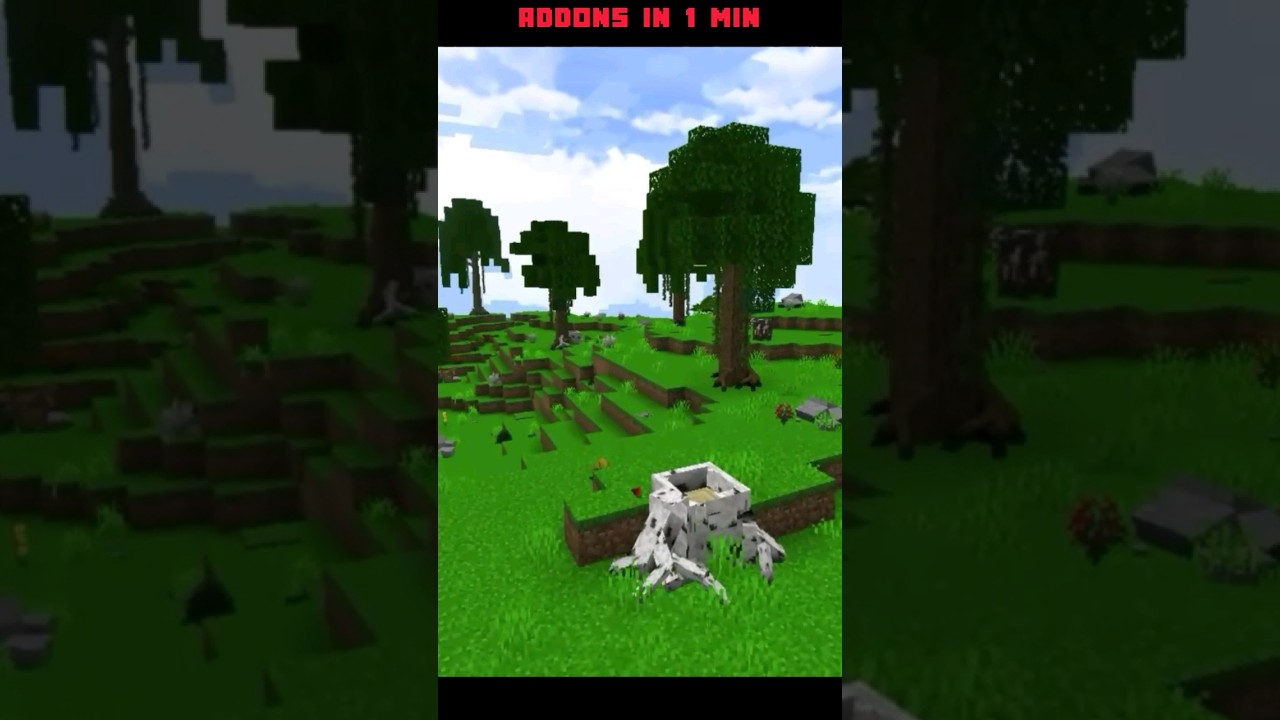 🌳REALISTIC TREES & DYNAMIC TREES #addons  for #minecraftpe