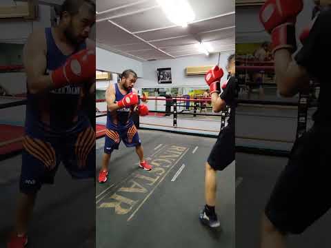 Boxing Spar with Leslie - Round 2