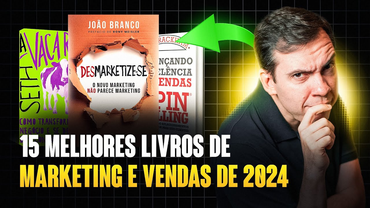 Melhores Livros de MARKETING e VENDAS de 2024 😱