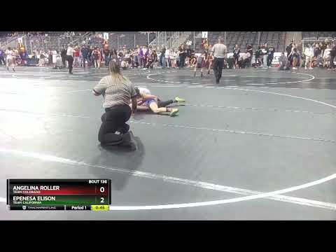 101 Lbs Quarterfinal - Epenesa Elison, Team California Vs Angelina Roller, Team Colorado 8918