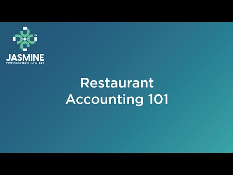 Restaurant Accounting 101