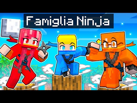 Diventiamo La Famiglia NINJA Su Minecraft!