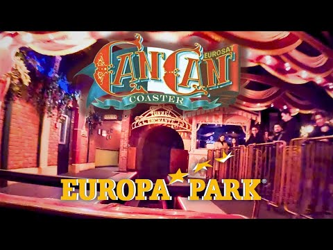 Eurosat CanCan-Coaster Europa-Park 2024 Front-Row Onride POV (mit Musik)