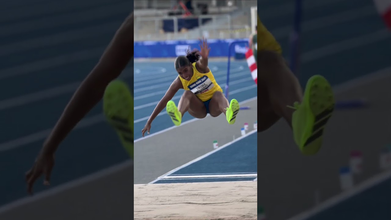 Pan American Games Winner Natalie Linares jumps 6.67m longjump
