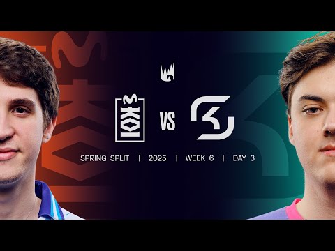 MKOI v SK | 2025 LEC Spring | Week 6 Day 3 | Movistar KOI vs. SK Gaming Game 2