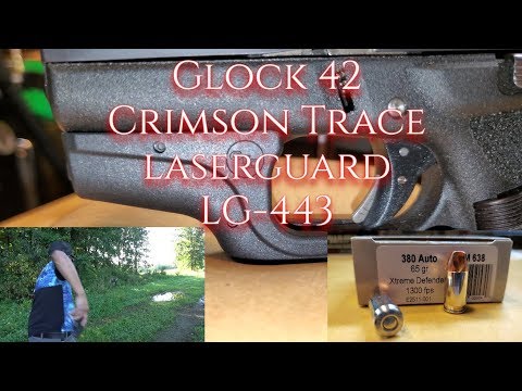 Glock 42 Crimson Trace Laserguard LG-443 1st Look