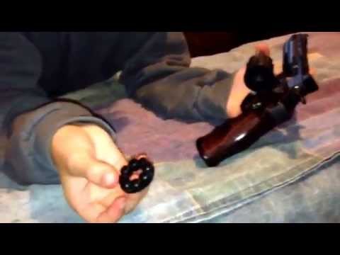 Airsoft review on Z357 zombie edition revolver.