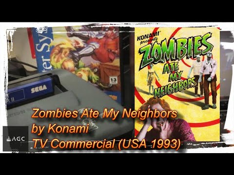 Game Archive - Zombies Ate My Neighbors by  Konami - TV Commercial USA 1993