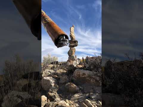 Sound levitation in nature 🤐 #didgeridoo #shorts