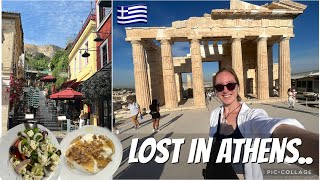 My First Day in Athens 🇬🇷 | Acropolis, Greek Food & Getting Lost in the Streets