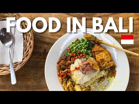 What to eat in BALI 🇮🇩 Typical dishes to try!