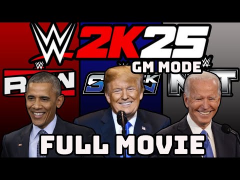 US Presidents Play WWE 2K25 GM Mode | FULL MOVIE
