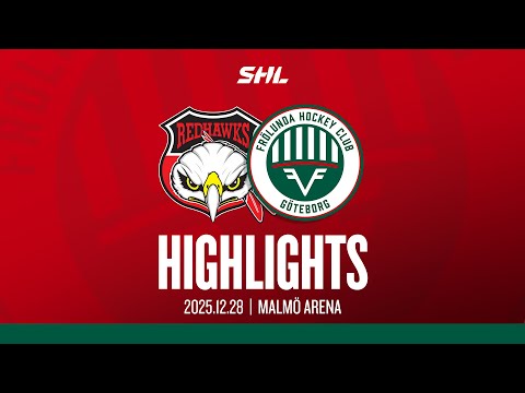 HIGHLIGHTS: IF Malmö Redhawks - Frölunda HC | SHL | 2025-12-28