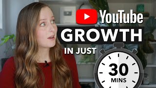 The 30-Minute Rule for YouTube Growth (YouTube Strategy)