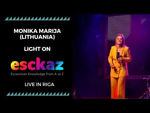 ESCKAZ in Riga: Monika Marija (Lithuania) - Light On (at Eurovision PreParty Riga)