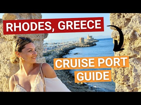 Rhodes Greece Cruise Port Guide | 10 Best Things to Do in Rhodes Town (4K)