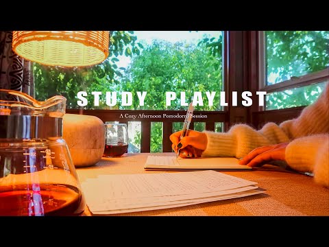 ???? 3-HOUR STUDY MUSIC PLAYLIST/ relaxing Lofi / Cozy Evening DEEP FOCUS POMODORO TIMER/ Study With Me