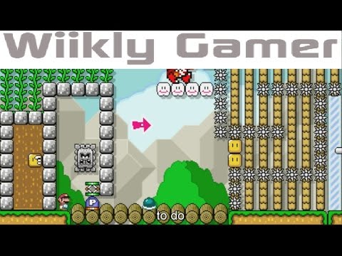 Mario Maker. One screen puzzle - Solution