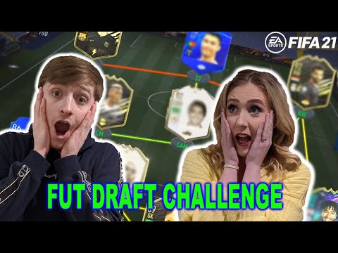 MY GIRLFRIEND PICKS A CRAZY FUT DRAFT | FIFA 21 FUT DRAFT CHALLENGE