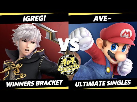 4o4 Smash Night 19 - iGreg! (Robin) Vs. Ave~ (Mario) - SSBU Ultimate Tournament