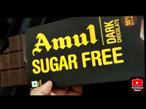 Amul Sugar free dark chocolate/ 55%dark chocolate/favourite.