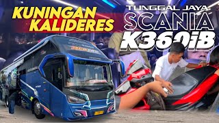 Download lagu Perjalanan Trip Naik Armada Tunggal Jaya Scania K360iB || Kuningan - Kalideres mp3