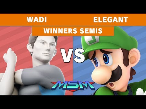MSM 187 - AG | WaDi (Wii Fit Trainer) Vs. Elegant (Luigi) Winners Semis - Smash Ultimate