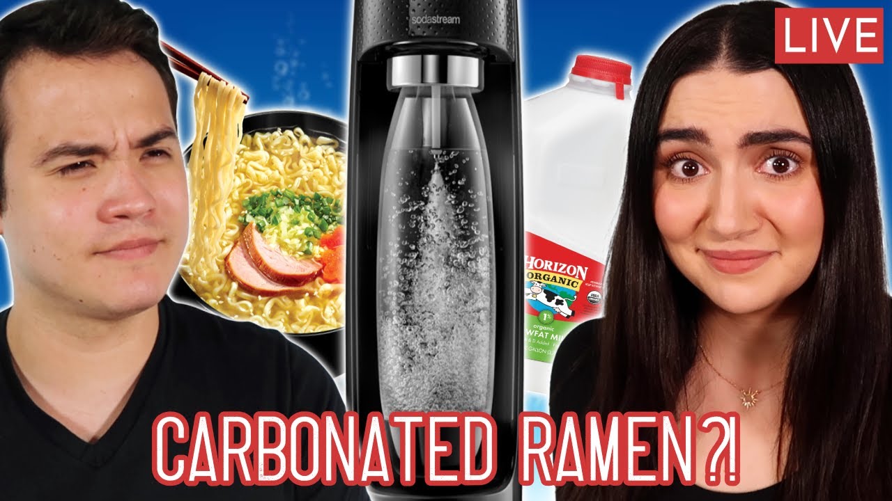 Carbonating Bizarre Liquids with a Sodastream