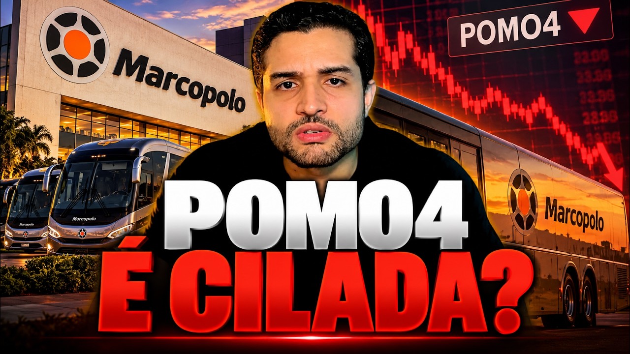 MARCOPOLO (POMO4) É ARMADILHA DE VALOR? BRADESCO AINDA BARATO? O QUE ACONTECEU COM SAPR4?