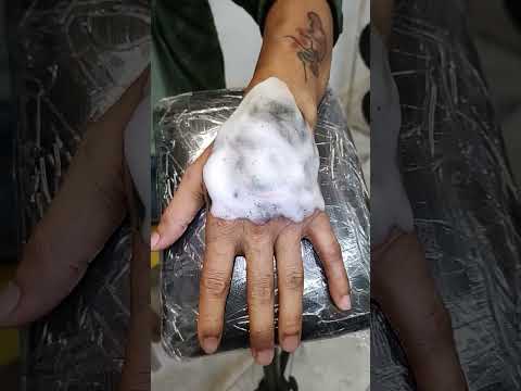 hand tattoo for men - rose design
