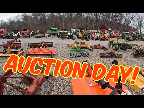 AUCTION DAY! 2025 Bingham Farm Machinery auction. HOW MUCH DID I BUY???